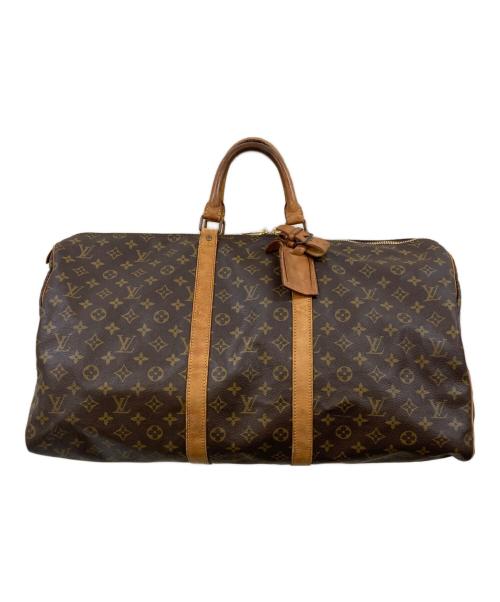 LOUIS VUITTON（ルイ ヴィトン）LOUIS VUITTON (ルイ ヴィトン) キーポル55 トラベルバッグ ブラウン サイズ:55の古着・服飾アイテム
