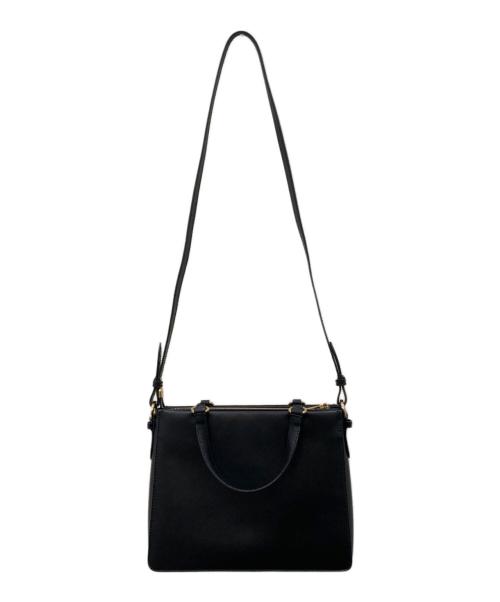 Salvatore Ferragamo（サルヴァトーレ フェラガモ）Salvatore Ferragamo (サルヴァトーレ フェラガモ) ヴァラリボン2WAYトレイシーバッグ ブラックの古着・服飾アイテム