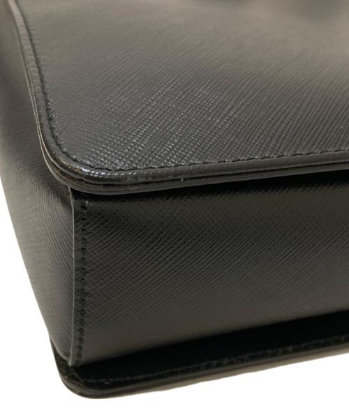 Salvatore Ferragamo（サルヴァトーレ フェラガモ）Salvatore Ferragamo (サルヴァトーレ フェラガモ) ヴァラリボン2WAYトレイシーバッグ ブラックの古着・服飾アイテム