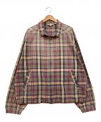 Eddie Bauerエディーバウアー）の古着「ブロックチェックドリズラージャケット」｜ベージュ