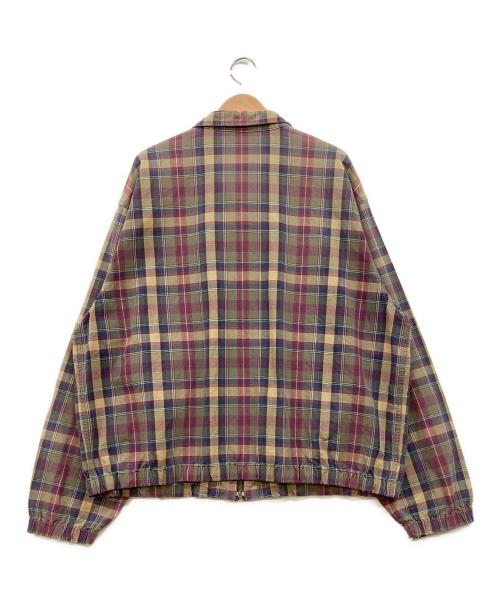 Eddie Bauer（エディーバウアー）Eddie Bauer (エディーバウアー) ブロックチェックドリズラージャケット ベージュ サイズ:XLの古着・服飾アイテム