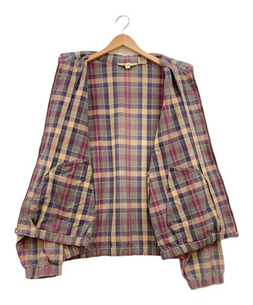 Eddie Bauer（エディーバウアー）Eddie Bauer (エディーバウアー) ブロックチェックドリズラージャケット ベージュ サイズ:XLの古着・服飾アイテム