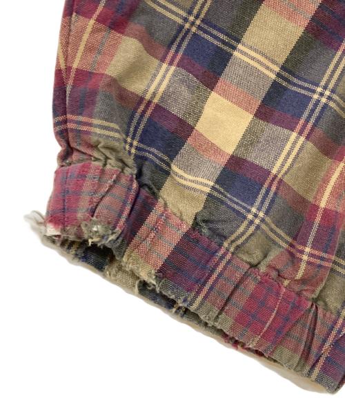 Eddie Bauer（エディーバウアー）Eddie Bauer (エディーバウアー) ブロックチェックドリズラージャケット ベージュ サイズ:XLの古着・服飾アイテム