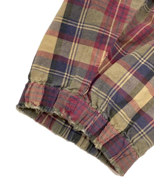 Eddie Bauer（エディーバウアー）Eddie Bauer (エディーバウアー) ブロックチェックドリズラージャケット ベージュ サイズ:XLの古着・服飾アイテム