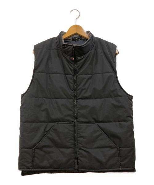 A.P.C.（アーペーセー）A.P.C. (アーペーセー) コーティングベスト ブラック サイズ:2の古着・服飾アイテム