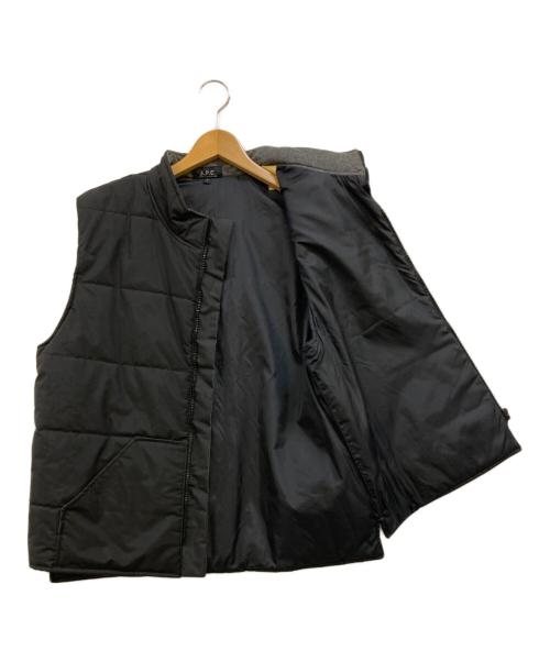 A.P.C.（アーペーセー）A.P.C. (アーペーセー) コーティングベスト ブラック サイズ:2の古着・服飾アイテム