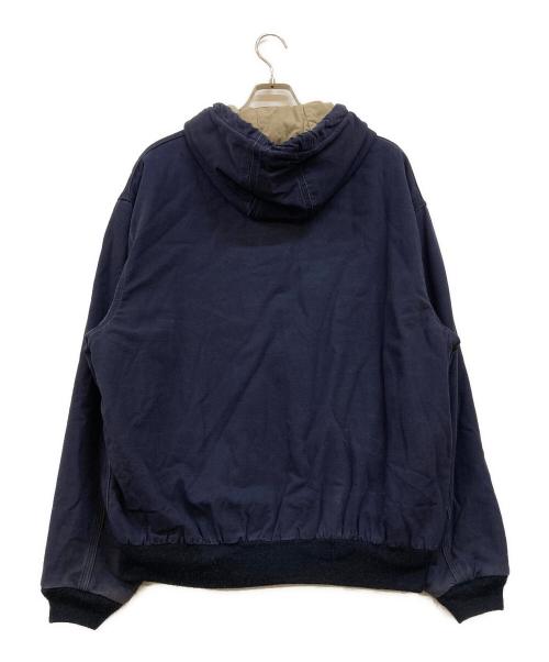 CarHartt（カーハート）CarHartt (カーハート) FR ダック ジップアップパーカー ネイビー サイズ:XLの古着・服飾アイテム