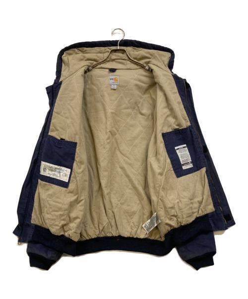 CarHartt（カーハート）CarHartt (カーハート) FR ダック ジップアップパーカー ネイビー サイズ:XLの古着・服飾アイテム