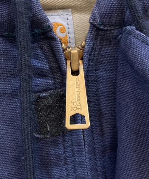 CarHartt（カーハート）CarHartt (カーハート) FR ダック ジップアップパーカー ネイビー サイズ:XLの古着・服飾アイテム