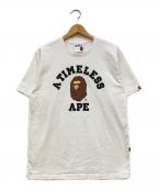 A BATHING APE×JJJJoundア ベイシング エイプ×ジョウンド）の古着「プリントTシャツ」｜ホワイト