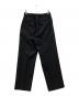 MARKWARE (マーカウェア) FLAT FRONT TROUSERS ブラック サイズ:2：10000円