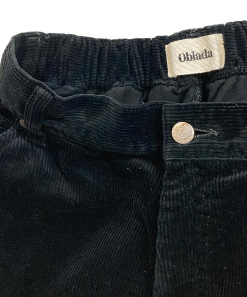 Oblada（オブラダ）Oblada (オブラダ) SKATER JEANS コーデュロイ パンツ ブラック サイズ:Mの古着・服飾アイテム