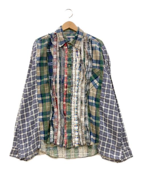 Rebuild by Needles（リビルドバイニードルス）Rebuild by Needles (リビルドバイニードルス) 再構築シャツ マルチカラー サイズ:下記参照の古着・服飾アイテム