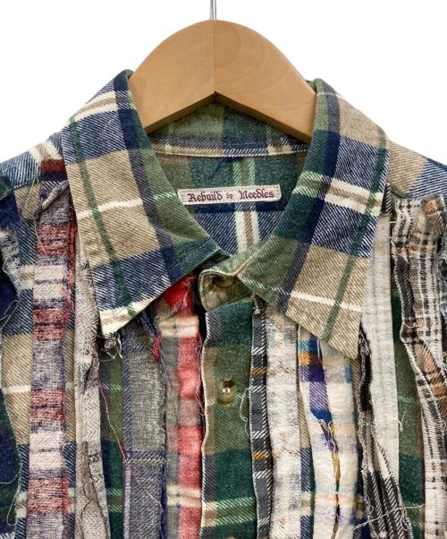 Rebuild by Needles（リビルドバイニードルス）Rebuild by Needles (リビルドバイニードルス) 再構築シャツ マルチカラー サイズ:下記参照の古着・服飾アイテム