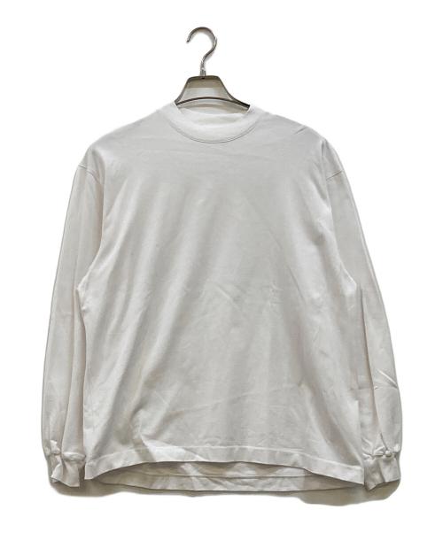 everyone（エブリワン）everyone (エブリワン) cotton long sleeve t-shirt ホワイト サイズ:Sの古着・服飾アイテム