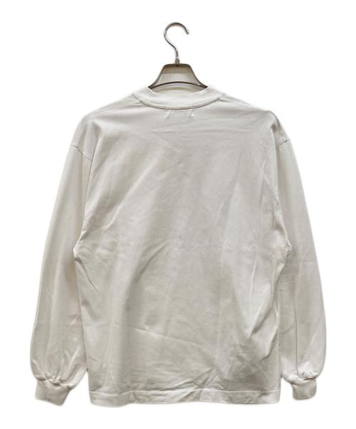 everyone（エブリワン）everyone (エブリワン) cotton long sleeve t-shirt ホワイト サイズ:Sの古着・服飾アイテム