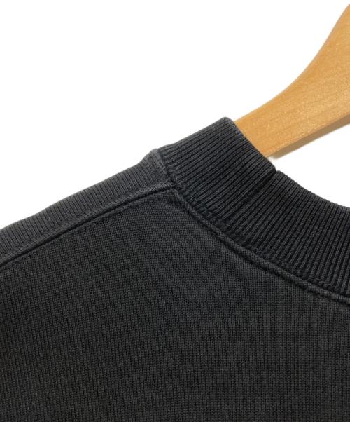 awasa（アワサ）awasa (アワサ) Aging Cotton Crew Neck Sweat ブラック サイズ:1の古着・服飾アイテム