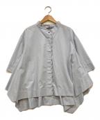 eldoエルド）の古着「抗菌スカラップブラウス」｜ブルー