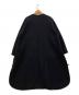 SHIPS Primary Navy Label (シップス プライマリー ネイビー レーベル) ウールダブルフェイスノーカラーコート ネイビー サイズ:36：10000円
