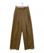 Conteコンテ）の古着「タックスラックス」｜ブラウン