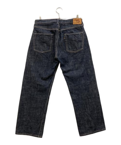 45rpm（45アールピーエム）45rpm (45アールピーエム) 再び6.5空比古比女(影色納戸 濃) ユニセックスデニムパンツ ブラック サイズ:31の古着・服飾アイテム