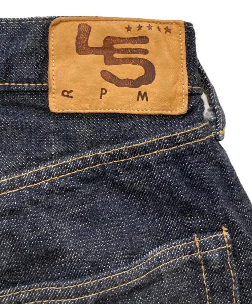 45rpm（45アールピーエム）45rpm (45アールピーエム) 再び6.5空比古比女(影色納戸 濃) ユニセックスデニムパンツ ブラック サイズ:31の古着・服飾アイテム