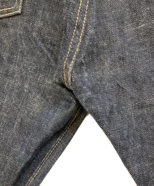 45rpm（45アールピーエム）45rpm (45アールピーエム) 再び6.5空比古比女(影色納戸 濃) ユニセックスデニムパンツ ブラック サイズ:31の古着・服飾アイテム