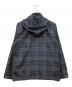 BURBERRY GOLF (バーバリーゴルフ) ノバチェック フーデット切替 ジャケット ネイビー×ブラック サイズ:M：13000円