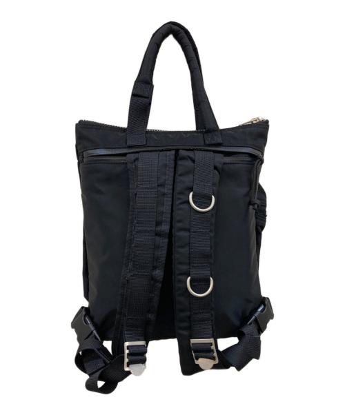 PORTER（ポーター）PORTER (ポーター) sacai (サカイ) Helmet Back Pack Small 2WAY ヘルメット バッグパック ブラックの古着・服飾アイテム