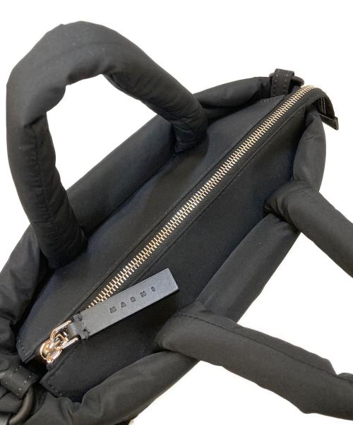 MARNI（マルニ）MARNI (マルニ) 2WAY 中綿 パテッド ショルダートートバッグ ブラックの古着・服飾アイテム