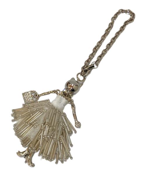 ANTEPRIMA（アンテプリマ）ANTEPRIMA (アンテプリマ) ビーズ キャット チャーム グレーの古着・服飾アイテム