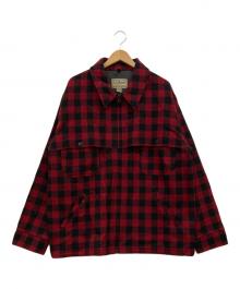 L.L.Bean（エルエルビーン）の古着「バッファローチェックダブルマッキーノジャケット」｜レッド
