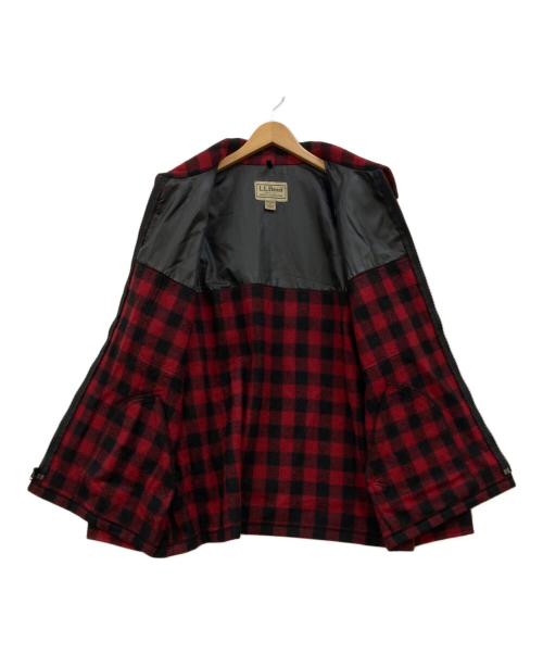 L.L.Bean（エルエルビーン）L.L.Bean (エルエルビーン) バッファローチェックダブルマッキーノジャケット レッド サイズ:XLの古着・服飾アイテム