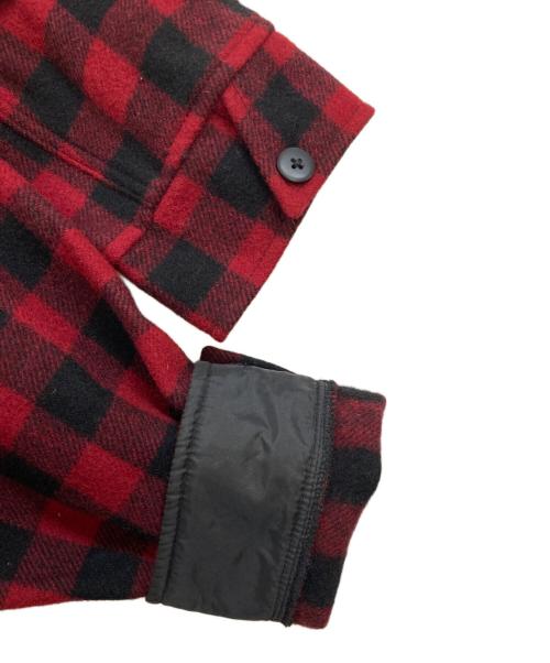 L.L.Bean（エルエルビーン）L.L.Bean (エルエルビーン) バッファローチェックダブルマッキーノジャケット レッド サイズ:XLの古着・服飾アイテム