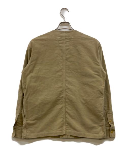 SOUND MAN（サウンドマン）SOUND MAN (サウンドマン) ハンティングノーカラージャケット ベージュ サイズ:38の古着・服飾アイテム