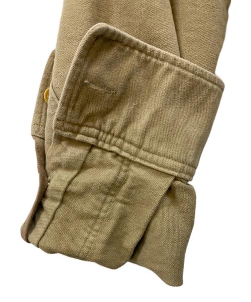 SOUND MAN（サウンドマン）SOUND MAN (サウンドマン) ハンティングノーカラージャケット ベージュ サイズ:38の古着・服飾アイテム