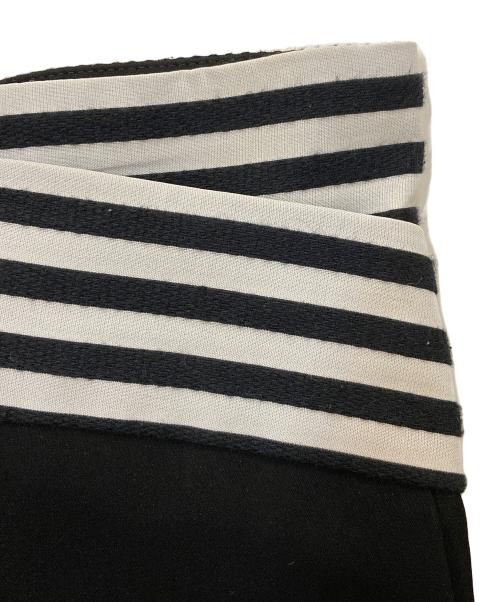 BORDERS at BALCONY（ボーダーズアットバルコニー）BORDERS at BALCONY (ボーダーズアットバルコニー) TAPERED PANTS ブラック サイズ:36の古着・服飾アイテム