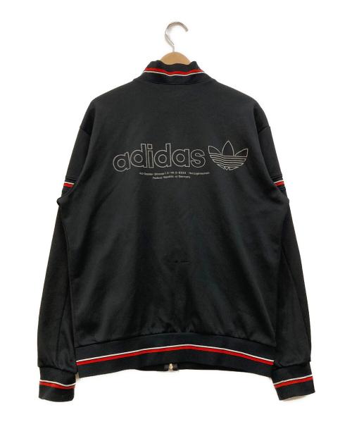 adidas（アディダス）adidas (アディダス) デサント期 西ドイツ製トラックジャケット ブラック サイズ:XOの古着・服飾アイテム