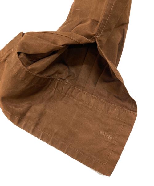 BLAMINK（ブラミンク）BLAMINK (ブラミンク) コットンシルク クルーネック バックジップブラウス ブラウン サイズ:38の古着・服飾アイテム