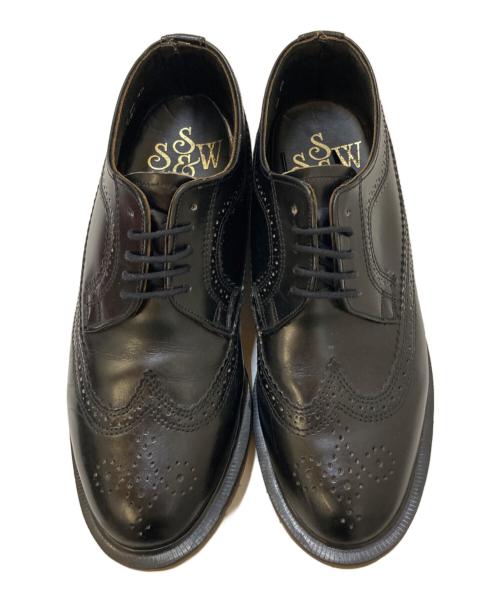 Dr.Martens（ドクターマーチン）Dr.Martens (ドクターマーチン) ウィングチップシューズ ブラック サイズ:4 1/2の古着・服飾アイテム