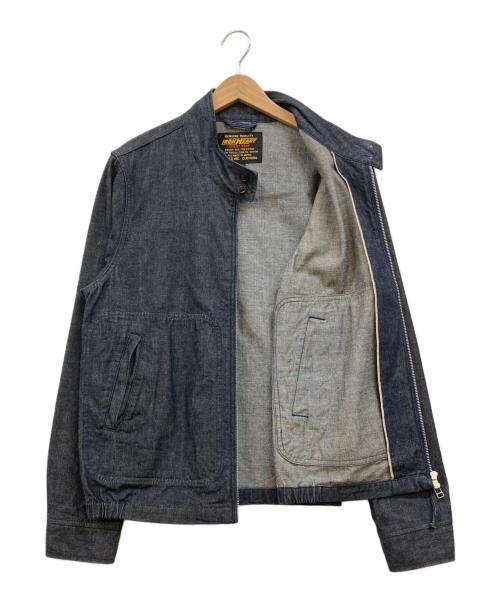 IRON HEART（アイアンハート）IRON HEART (アイアンハート) インディゴ染めドリズラージャケット ブルー サイズ:Mの古着・服飾アイテム