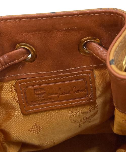 MCM（エムシーエム）MCM (エムシーエム) オールド 巾着ミニショルダーバッグ ブラウンの古着・服飾アイテム