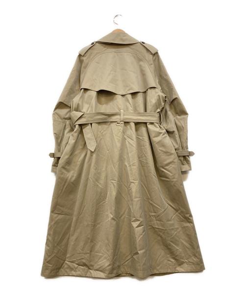 PUBLIC TOKYO（パブリックトウキョウ）PUBLIC TOKYO (パブリックトウキョウ) ハイクラストレンチコート ベージュ サイズ:2の古着・服飾アイテム