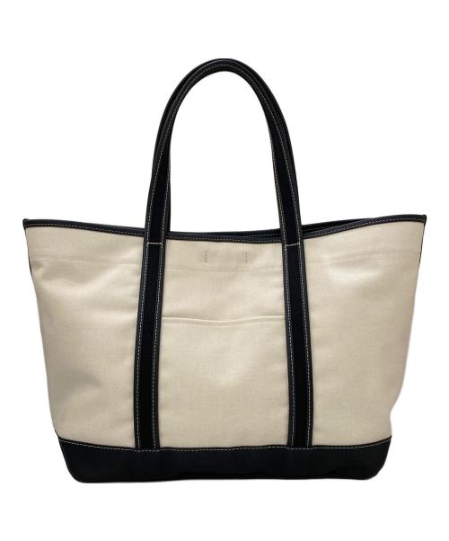 PORTER GIRL（ポーターガール）PORTER GIRL (ポーターガール) ボーイフレンドトートバッグ ベージュの古着・服飾アイテム