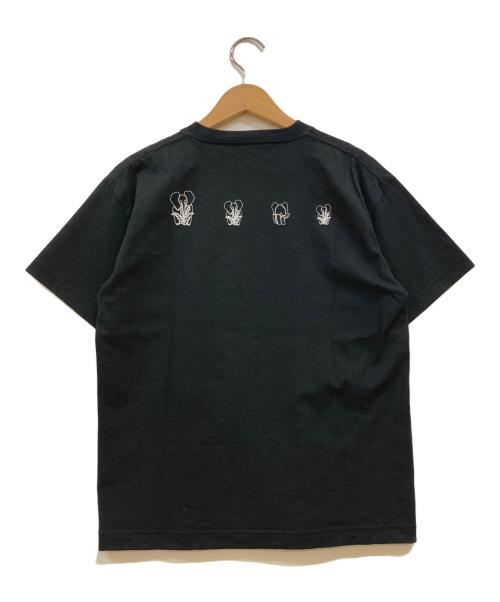 CABAN（キャバン）CABAN (キャバン) ドライスビンコットン ELEPHANTマーチエンブロイダリーTシャツ ブラック サイズ:Sの古着・服飾アイテム