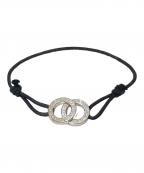 BVLGARIブルガリ）の古着「シルバーダブルロゴブレスレッド」｜シルバー