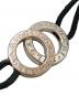 BVLGARI (ブルガリ) シルバーダブルロゴブレスレッド シルバー：5000円