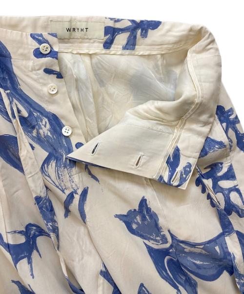 WRYHT（ライト）WRYHT (ライト) STRINGS WAIST TROUSER アイボリー×ブルー サイズ:1の古着・服飾アイテム