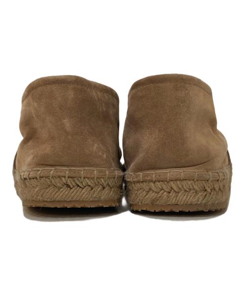 GIORGIO ARMANI（ジョルジョアルマーニ）GIORGIO ARMANI (ジョルジョアルマーニ) スウェードエスパドリーユ ベージュ サイズ:9の古着・服飾アイテム