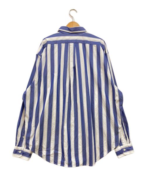 THE SHINZONE（ザ シンゾーン）THE SHINZONE (ザ シンゾーン) 25SS STRIPED DADDY SHIRT ブルー サイズ:RSの古着・服飾アイテム